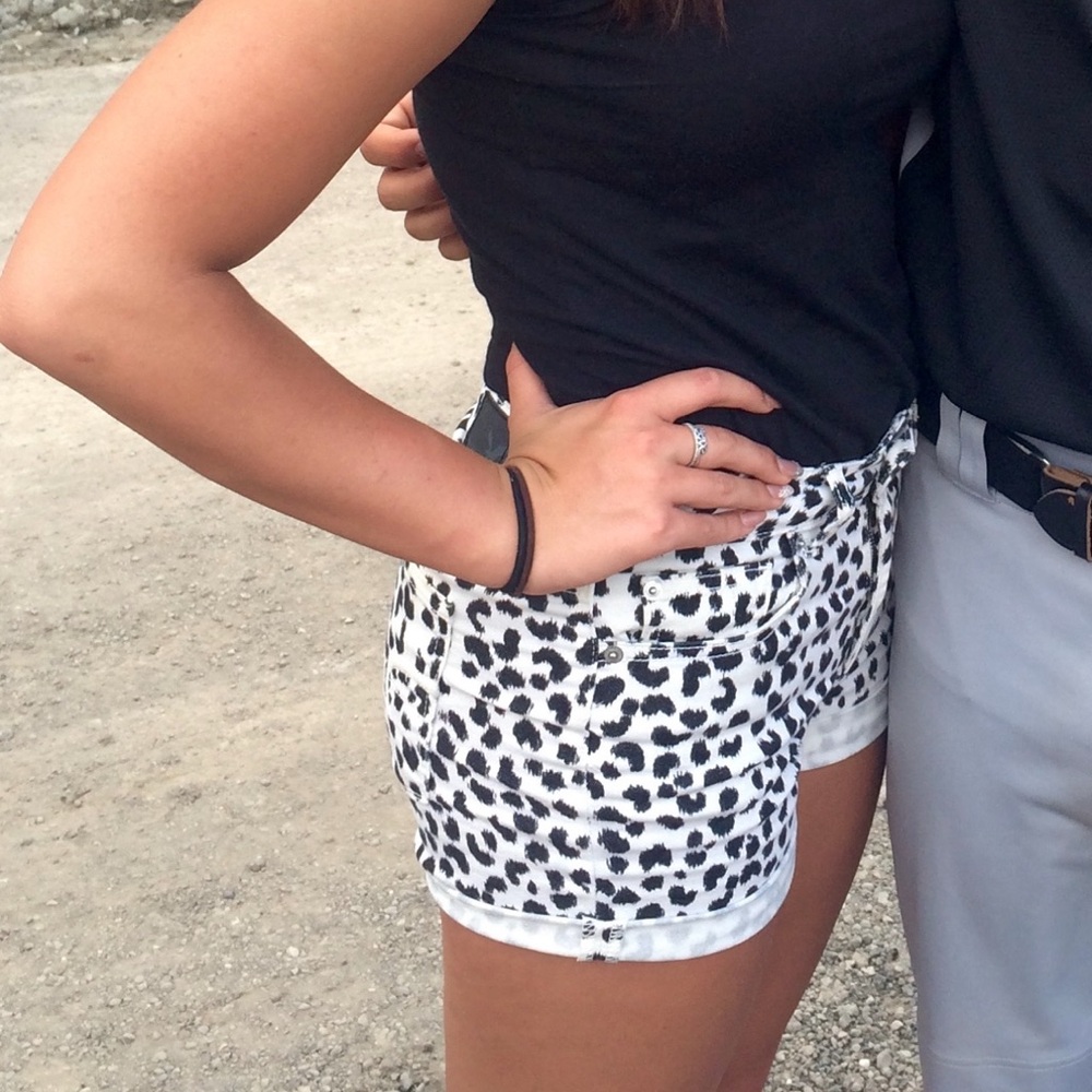 Leopard Print AE Shorts